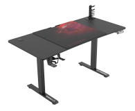 Ultradesk LEVEL V2 (Czarno-Czerwone) (elektryczna regulacja) - 1077060 - zdjęcie 2